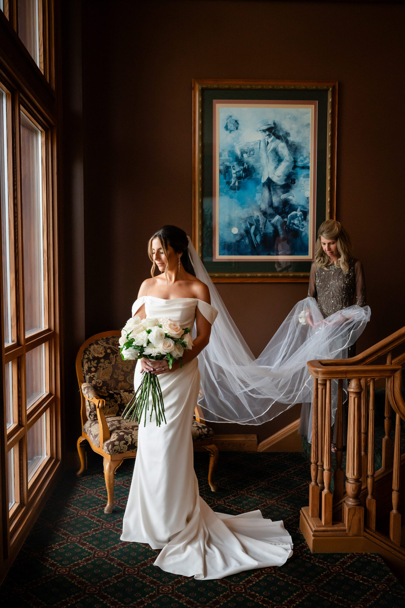 bride moment candid southpointe golf club • Leeann Marie - Pittsburgh Wedding Photographer