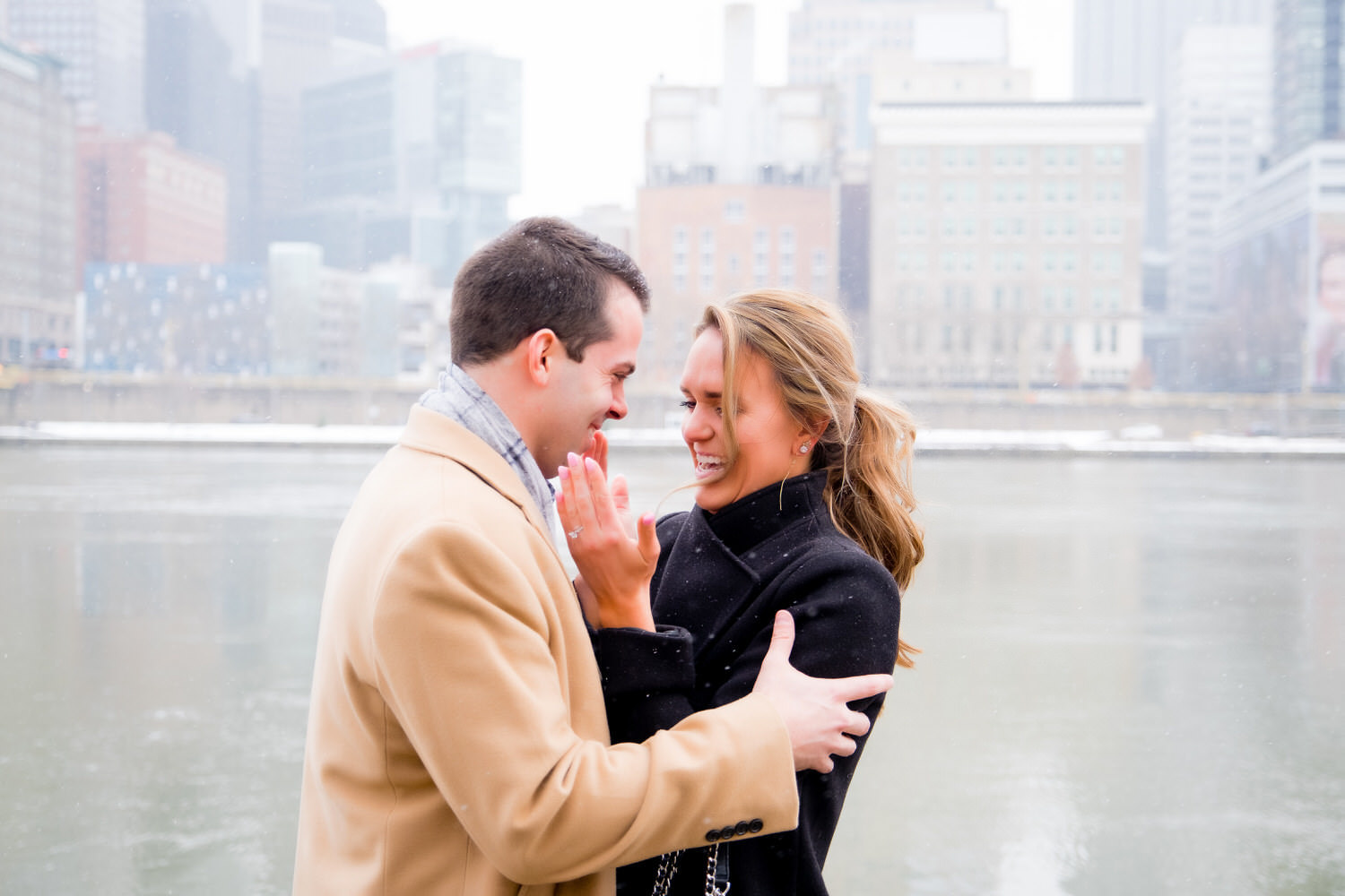 proposal photography pittsburgh • Pittsburgh Surprise Proposal Photography | Engagement