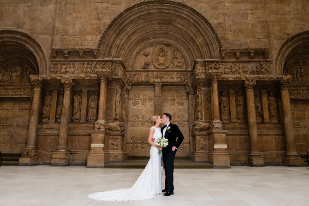 wedding ceremony in the hall of architecture at the carnegie museum • Carnegie Museum of Art and Natural History Weddings