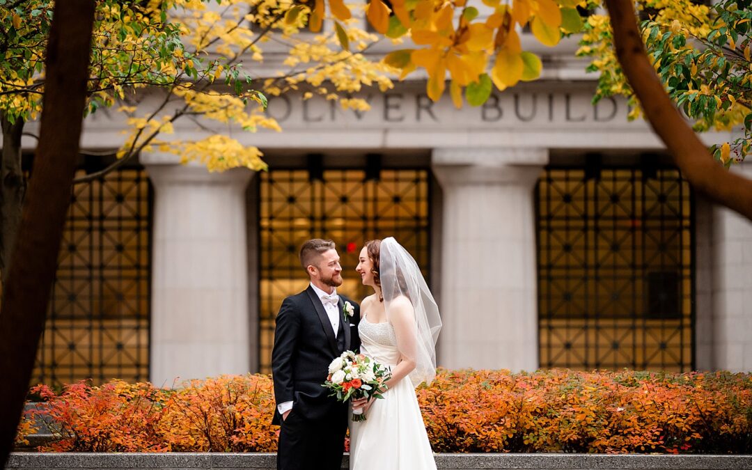 Love at First Sight: Wedding at the Omni William Penn and St Rosalia Church