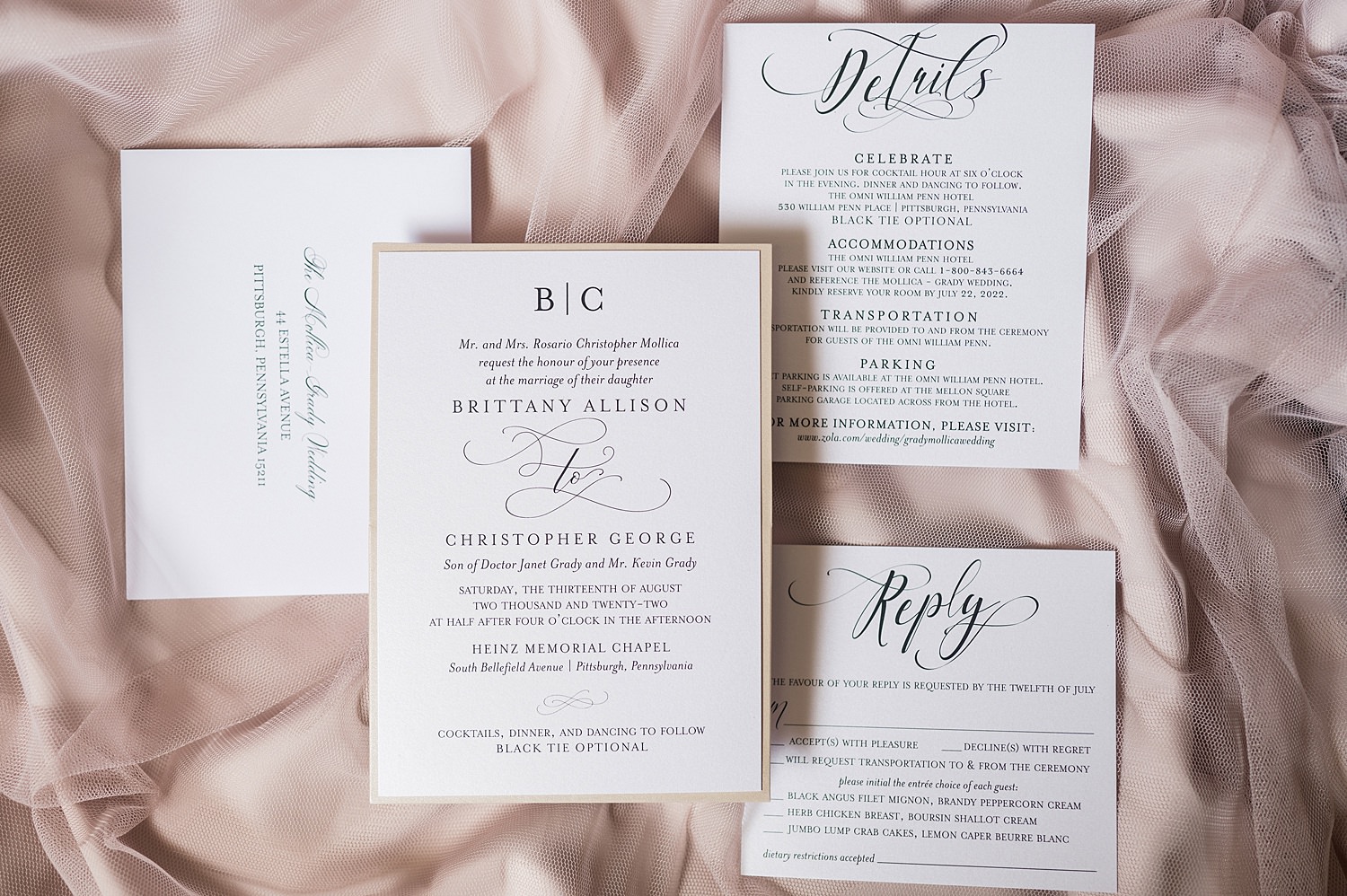 wedding stationery in pittsburgh • Recommended Vendors