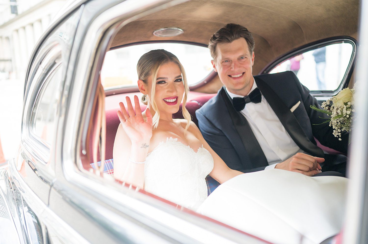 pittsburgh classic car wedding photo • Recommended Vendors