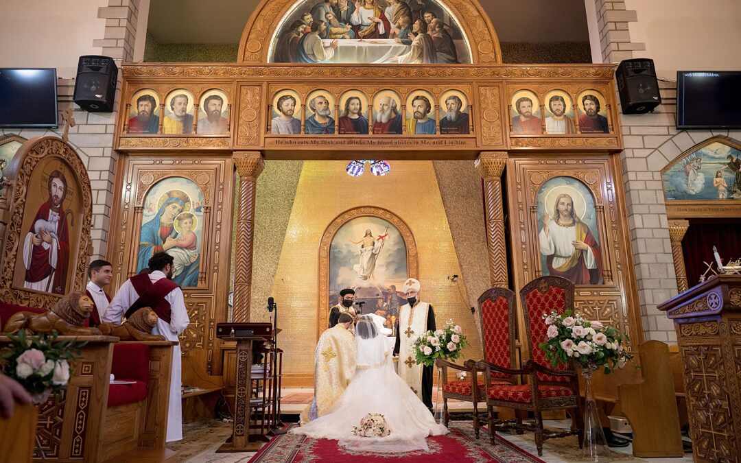 Coptic Orthodox Ceremony: How to Photograph a Wedding at St Mary’s Church in Ambridge Pittsburgh