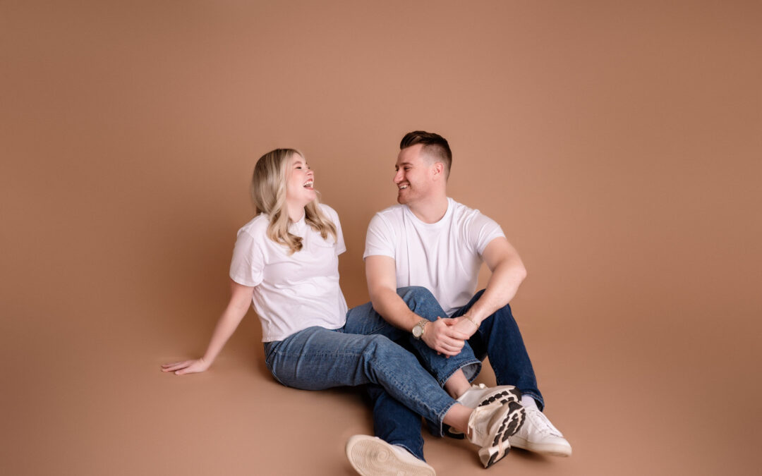 Pittsburgh’s Modern Studio Engagement Session: Contemporary Love